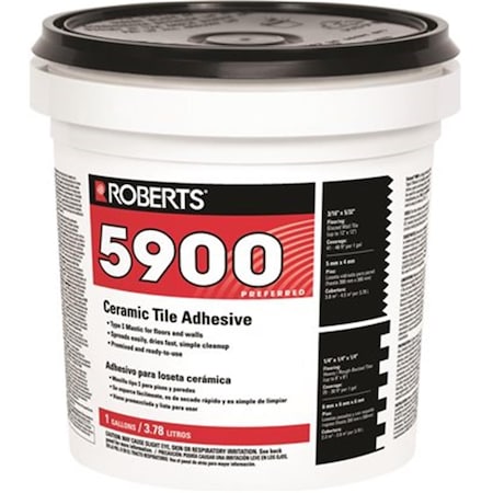 Roberts Roberts 5900-1G Roberts Ceramic Tile Adhesive 1 Gal 3563064